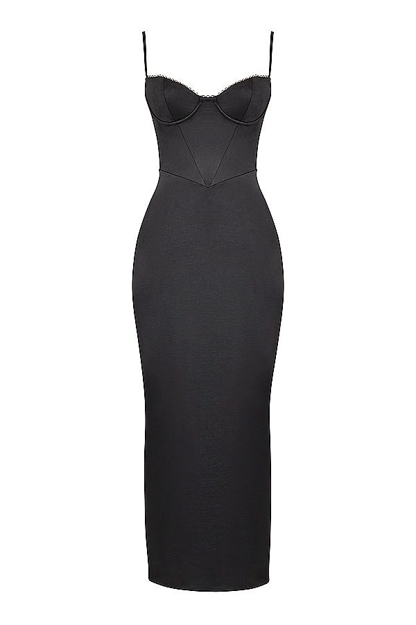 corset maxi dress