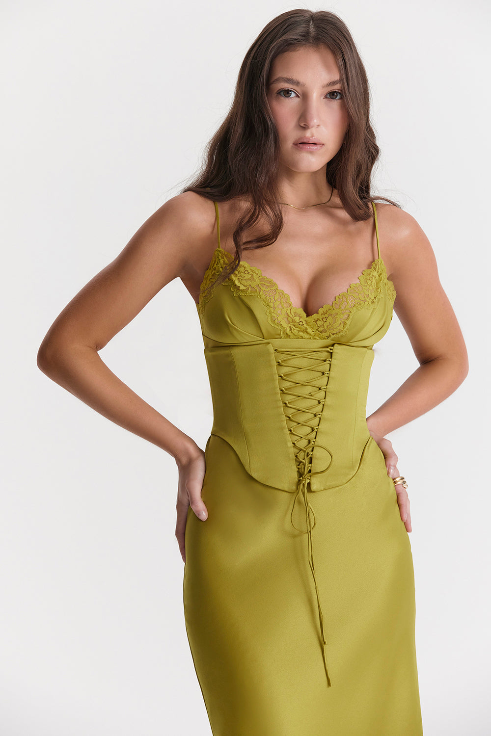 Satin slip dress
