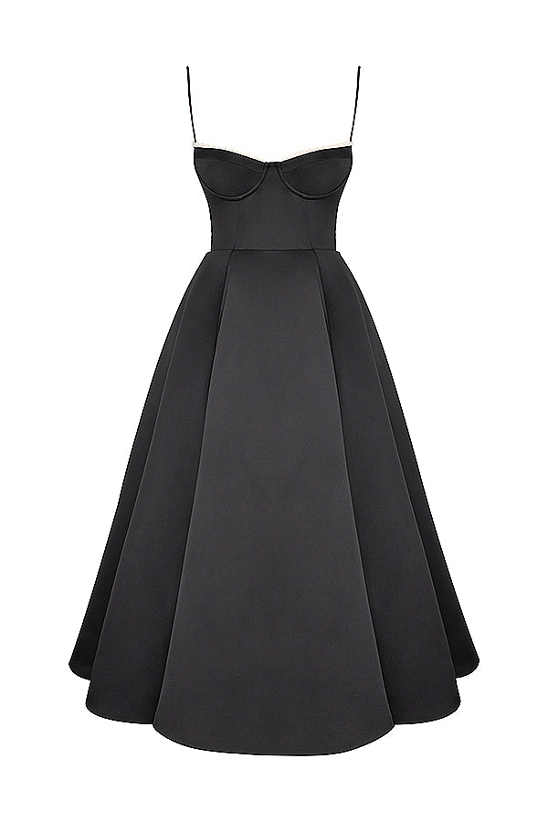 Tulle midi dress