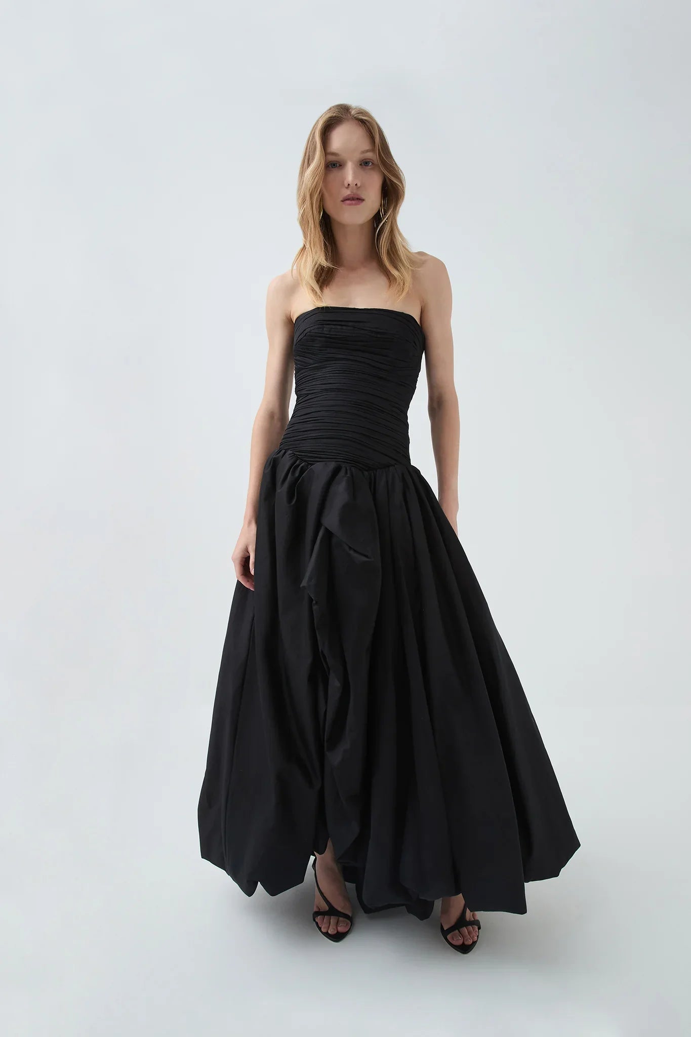 Bubble Hem Maxi Dress