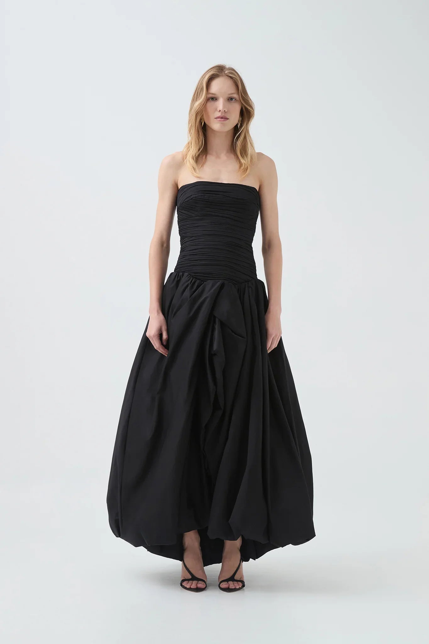 Bubble Hem Maxi Dress