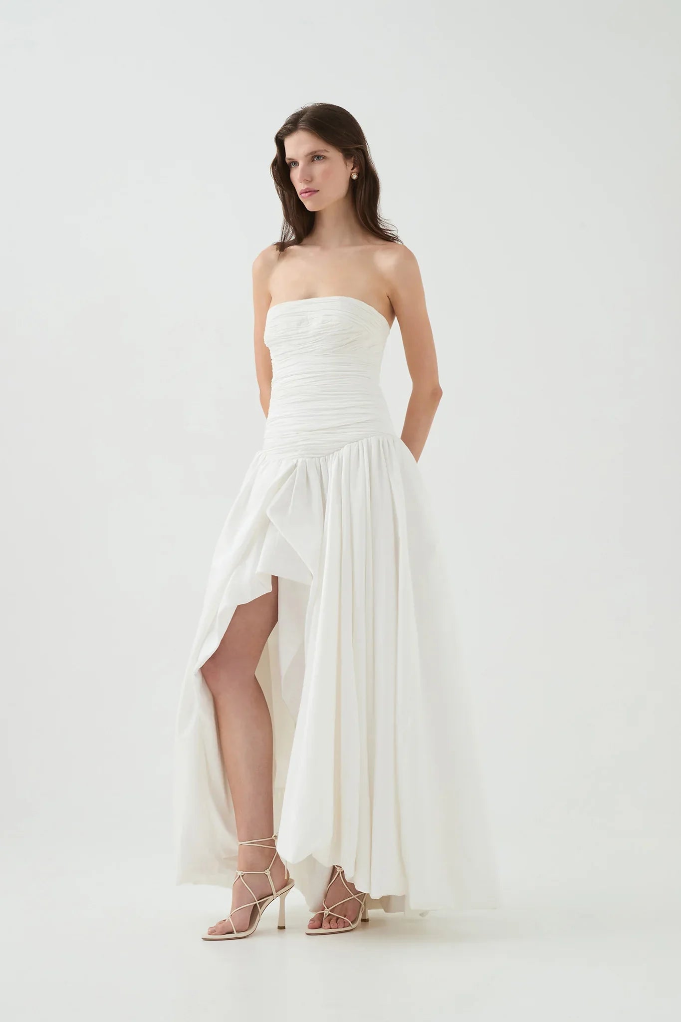 Bubble Hem Maxi Dress