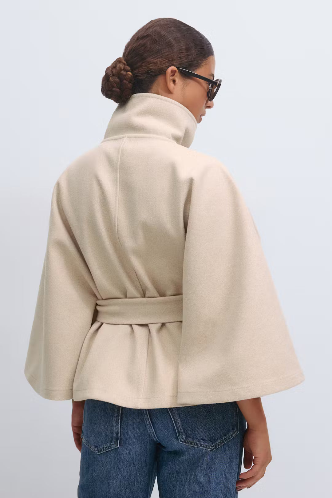 Belt Cape Loose Jacket