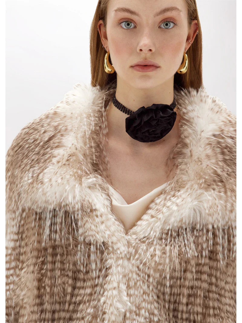 Peacock Fur Jacket