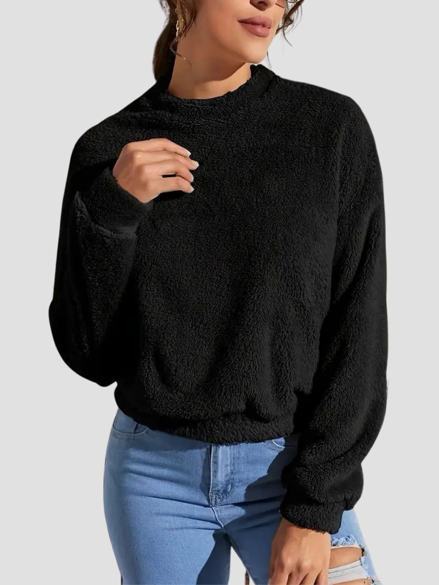 fluffy sweater