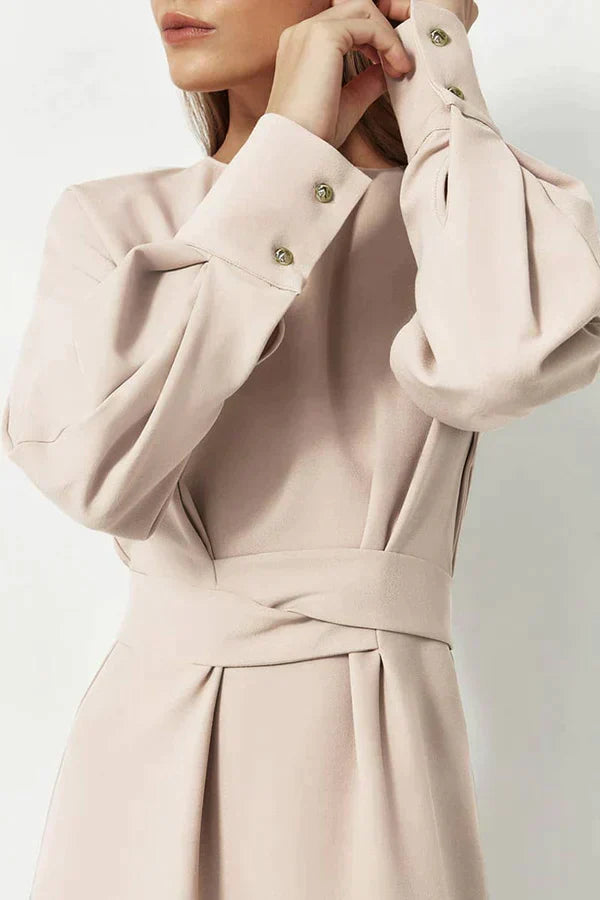 Luxury twisted dress