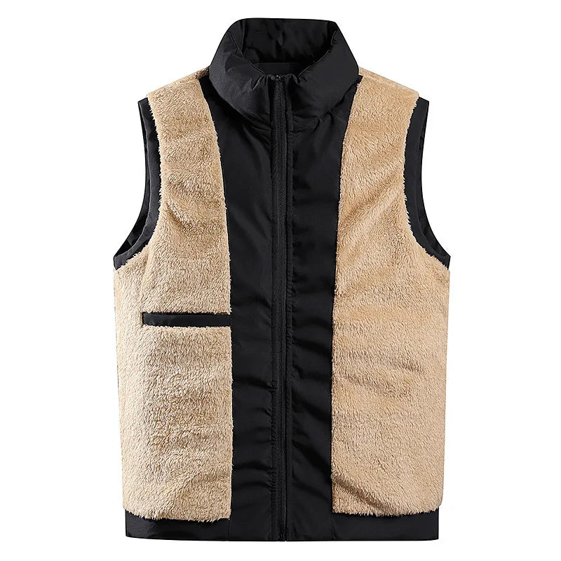 Down jacket made of cotton with lambswool filling
