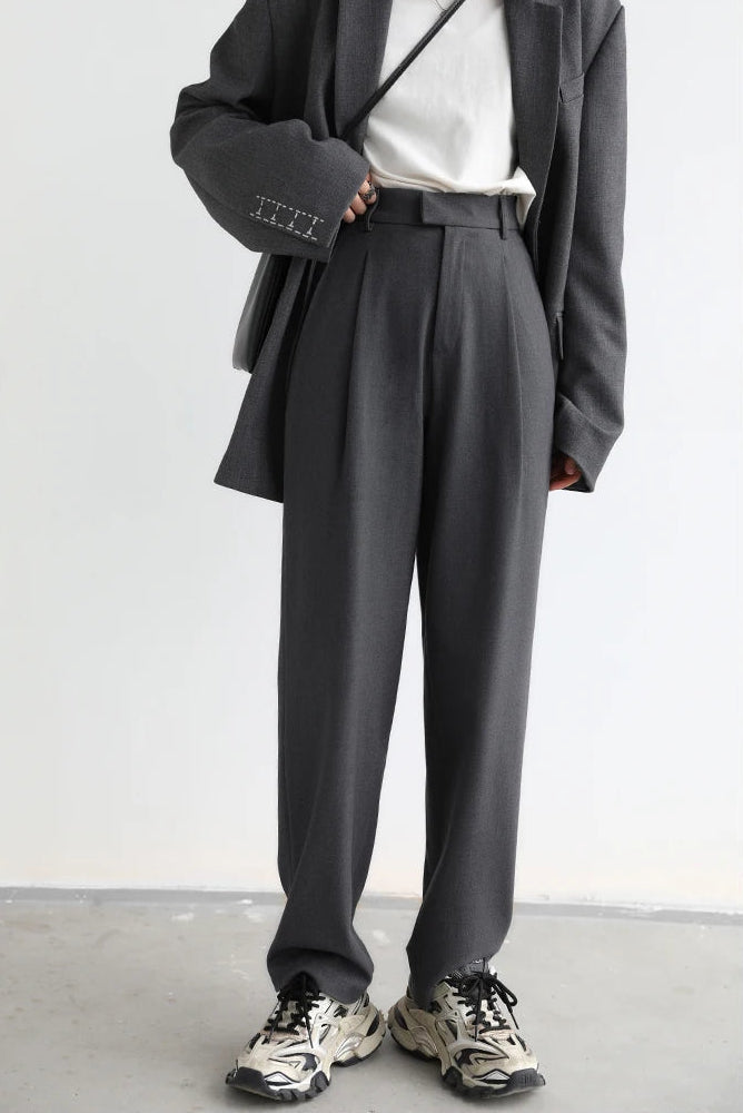 Twill Wide Leg Pants