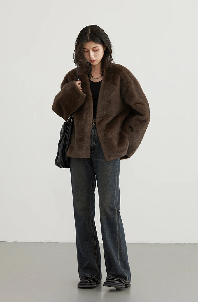 Loose Plush Jacket
