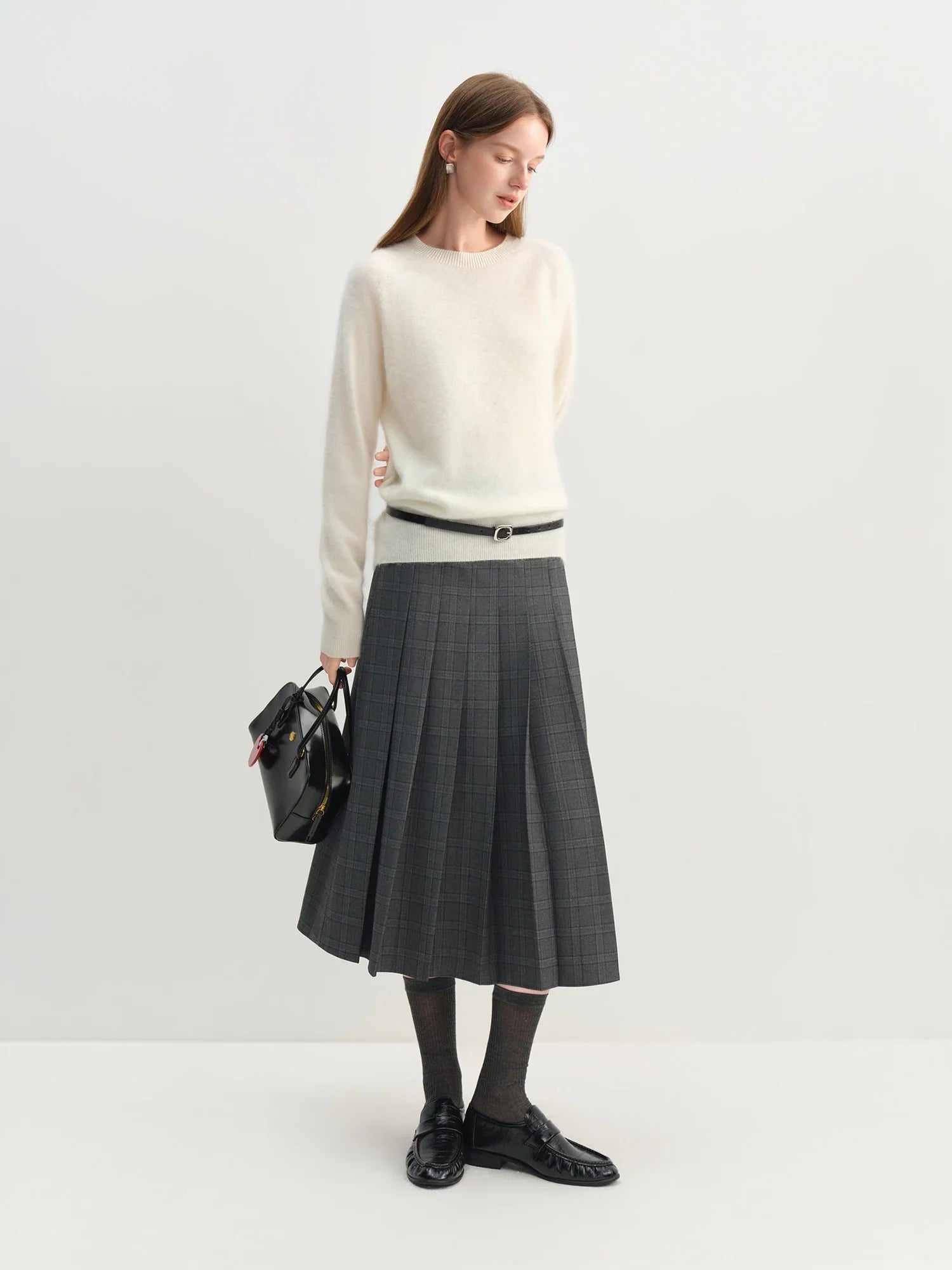 Wool Blend Cashmere Pullover