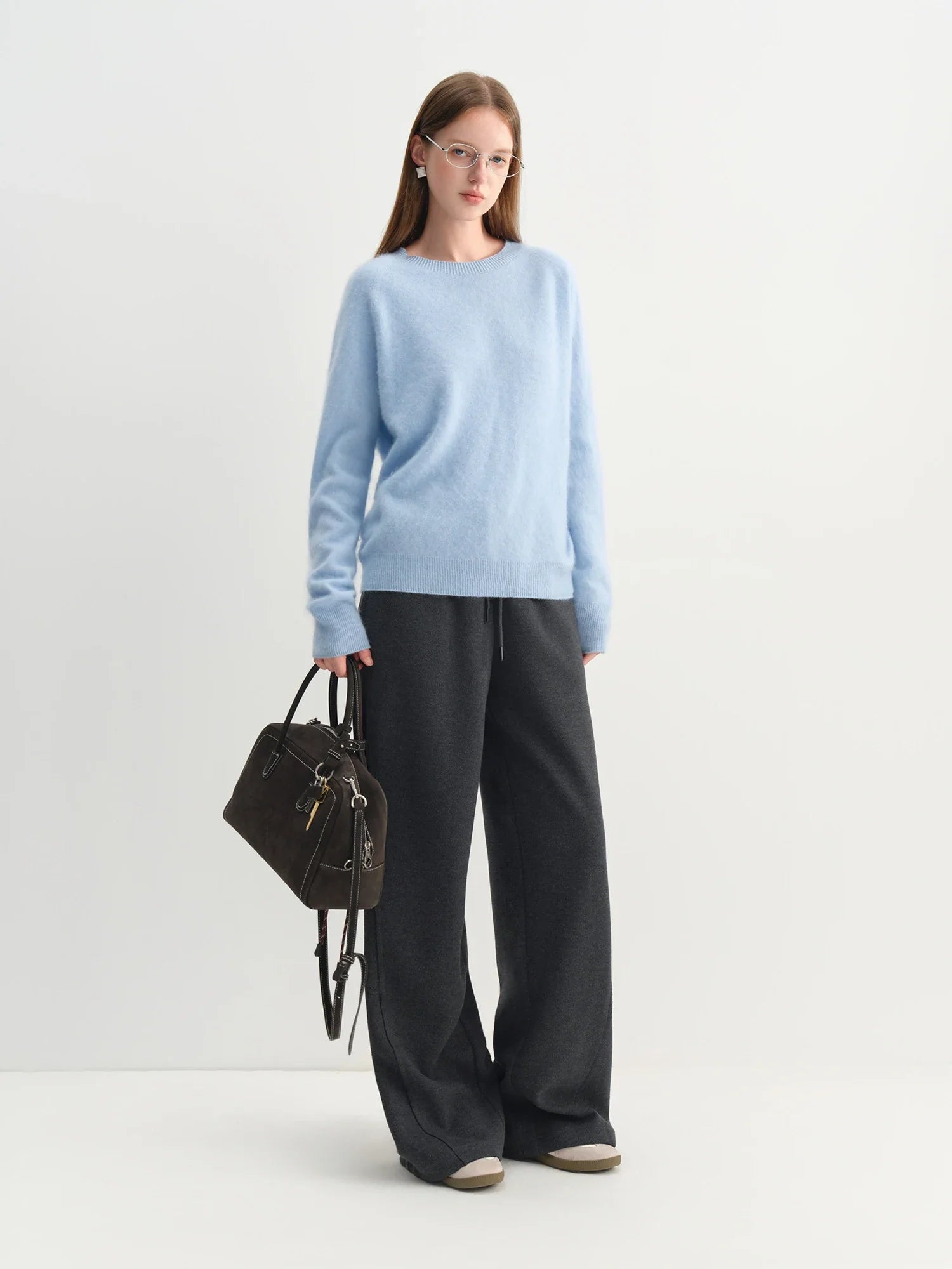 Wool Blend Cashmere Pullover