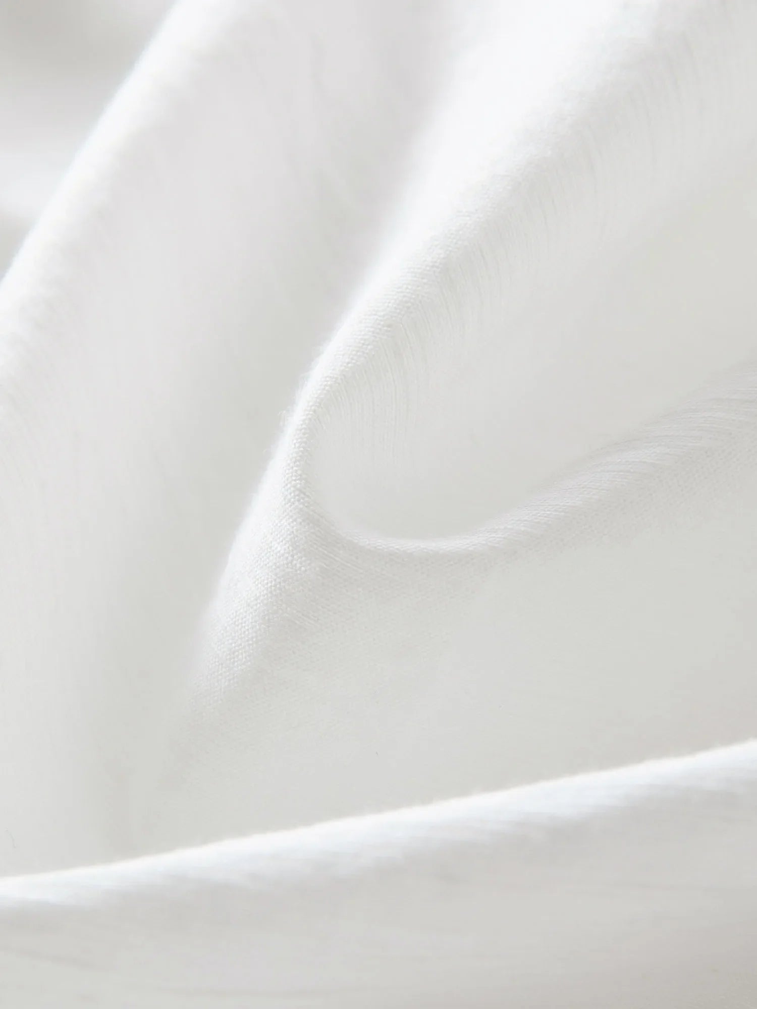 Textured Short-sleeve White Blouse