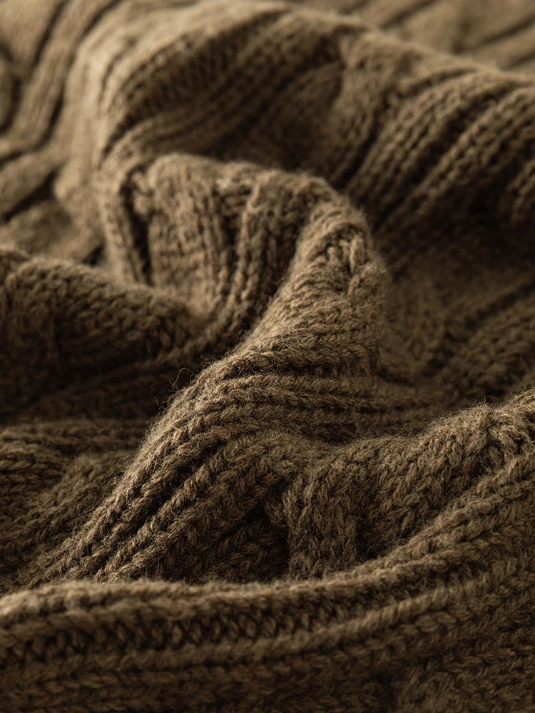 Dough Twists High Neck Sweater