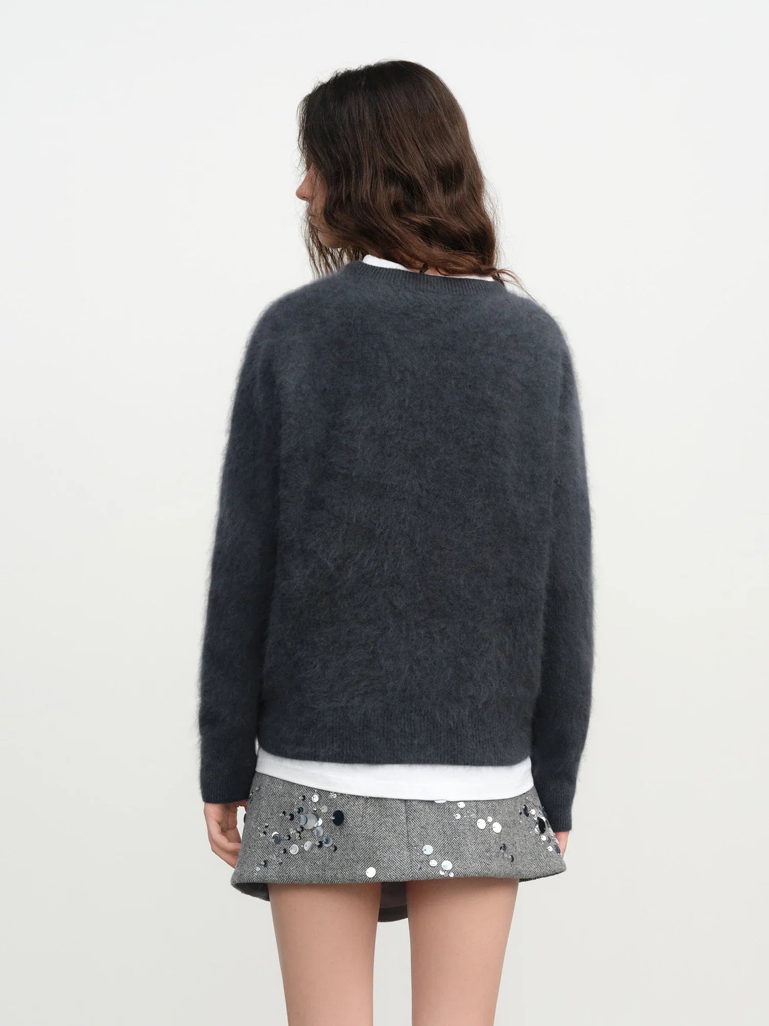 Wool Blend Cashmere Pullover