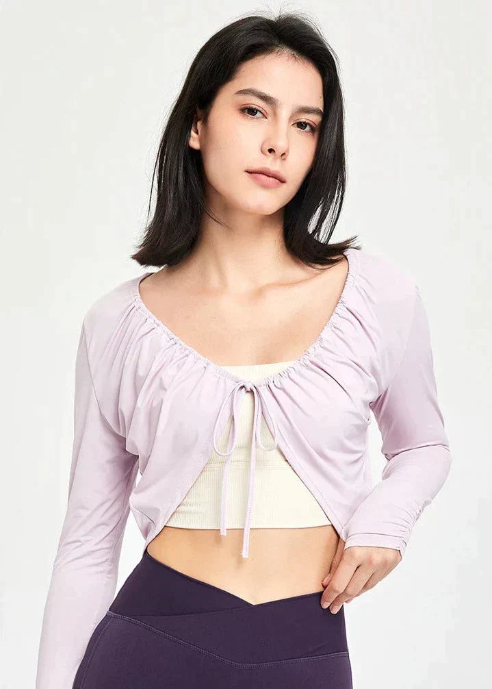 Scarf sports top