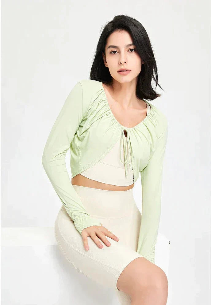 Scarf sports top
