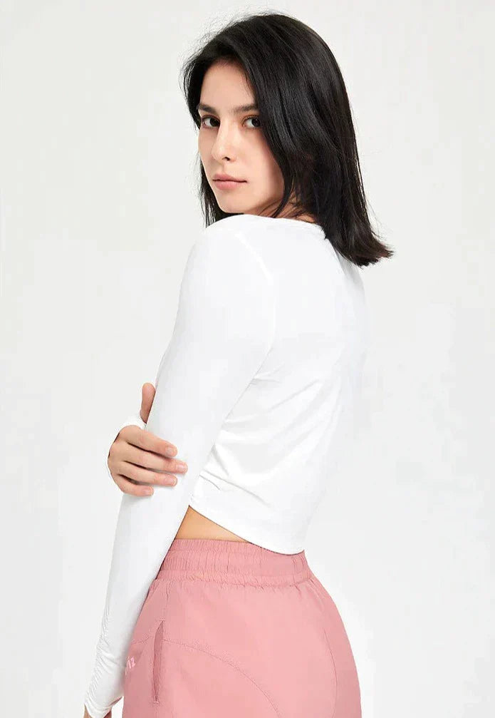 Scarf sports top