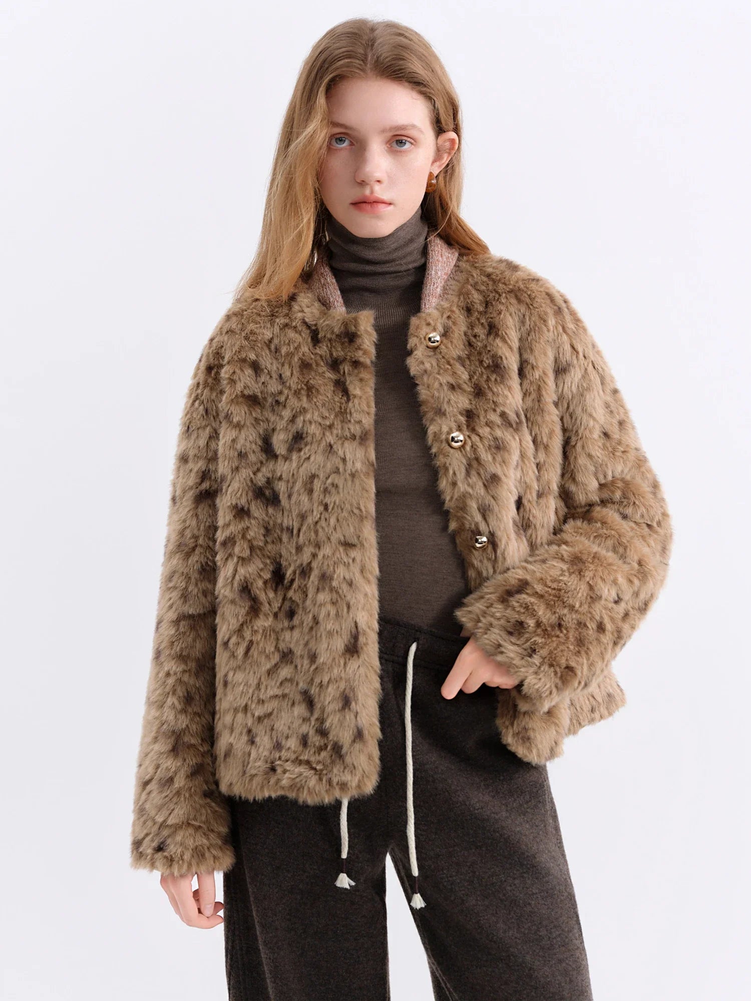 Leopard Fur Jacket