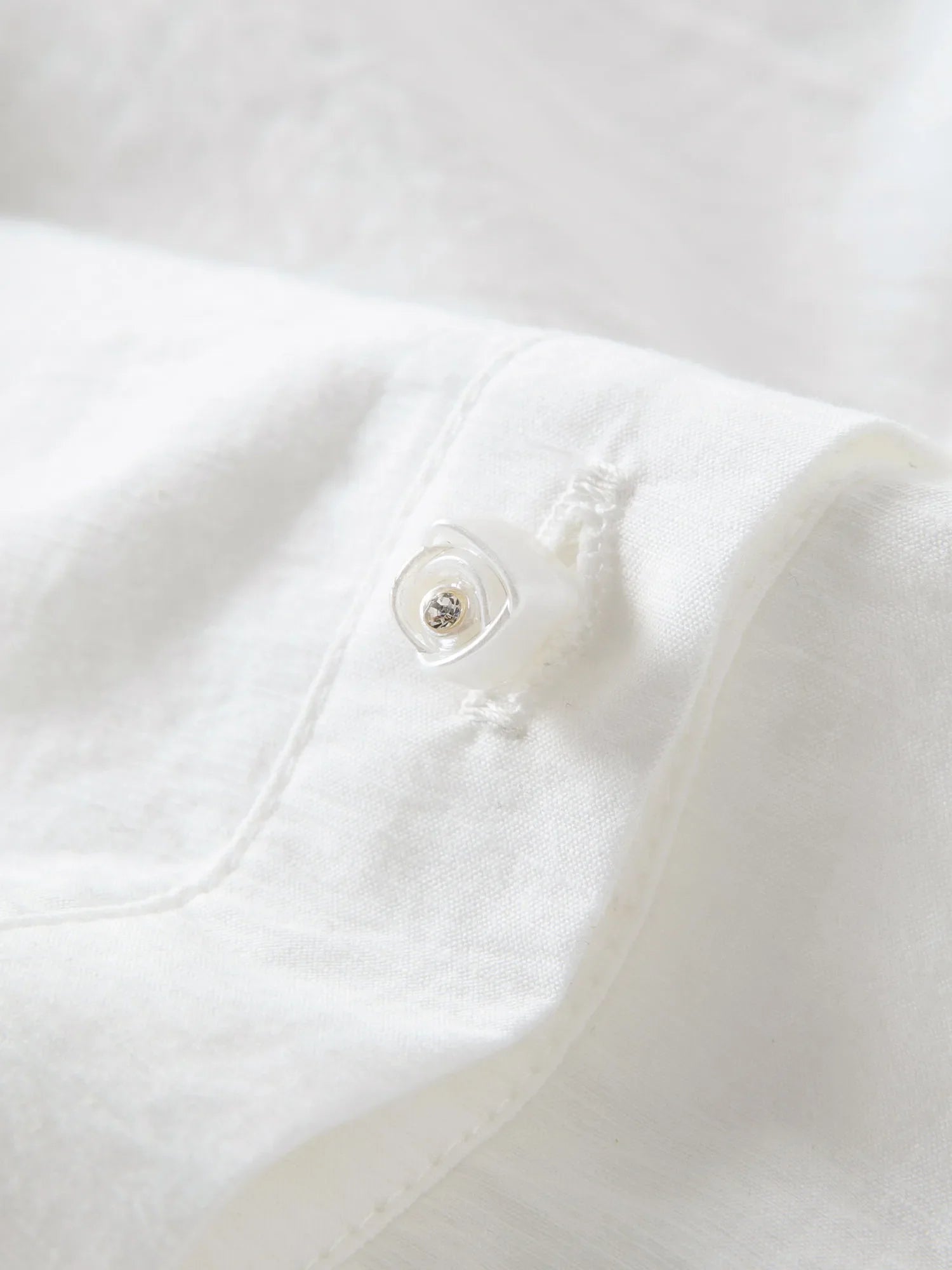 Textured White Blouse