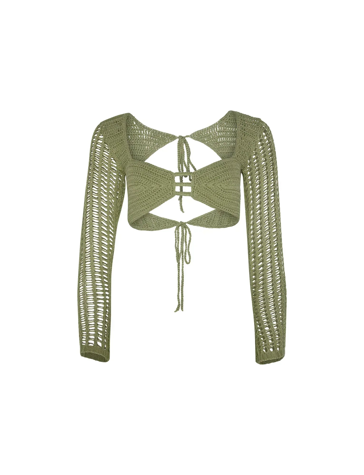 Luxury knitted summer top with skirt