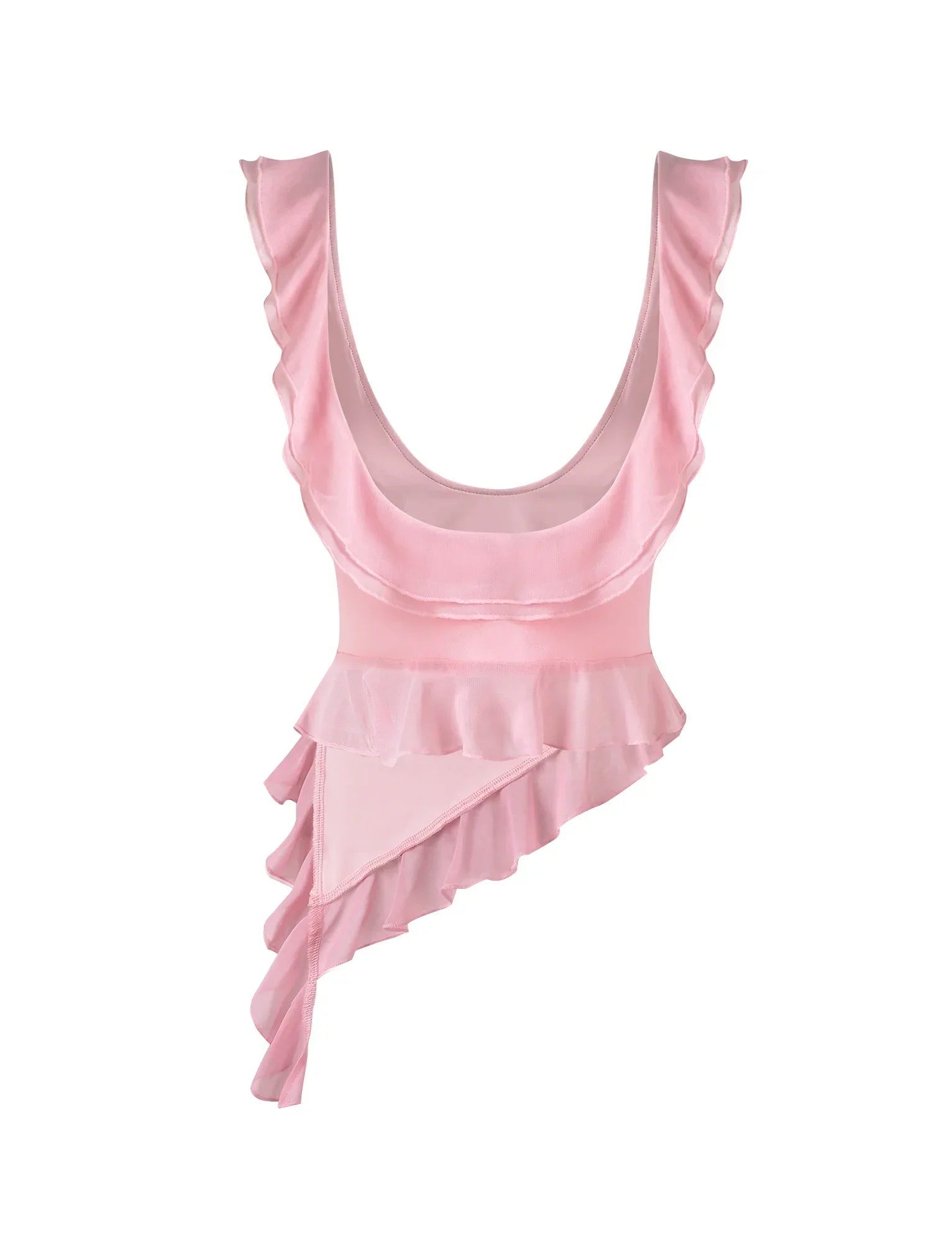 Ruffled top and skirt