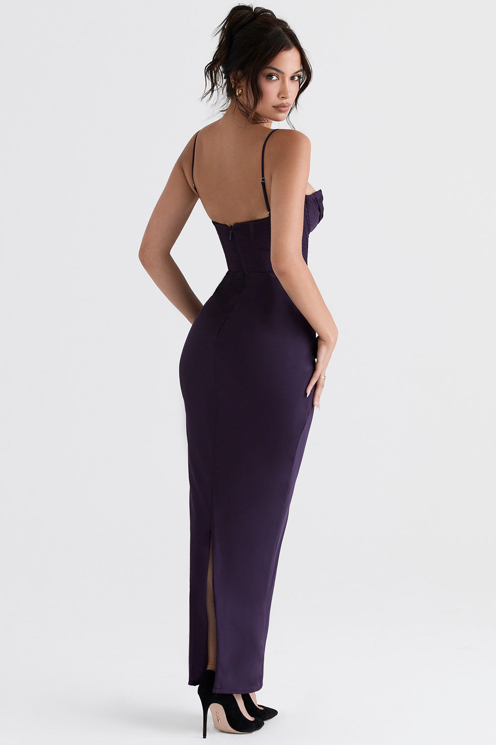 Elegant corset maxi dress
