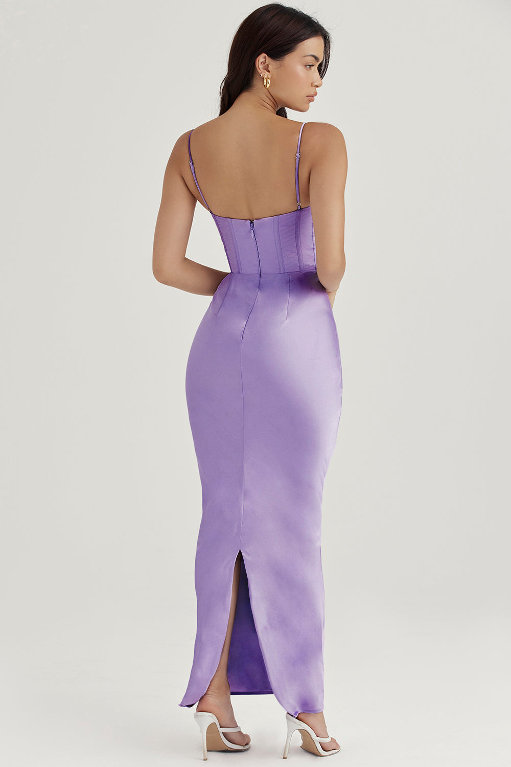 Elegant corset maxi dress