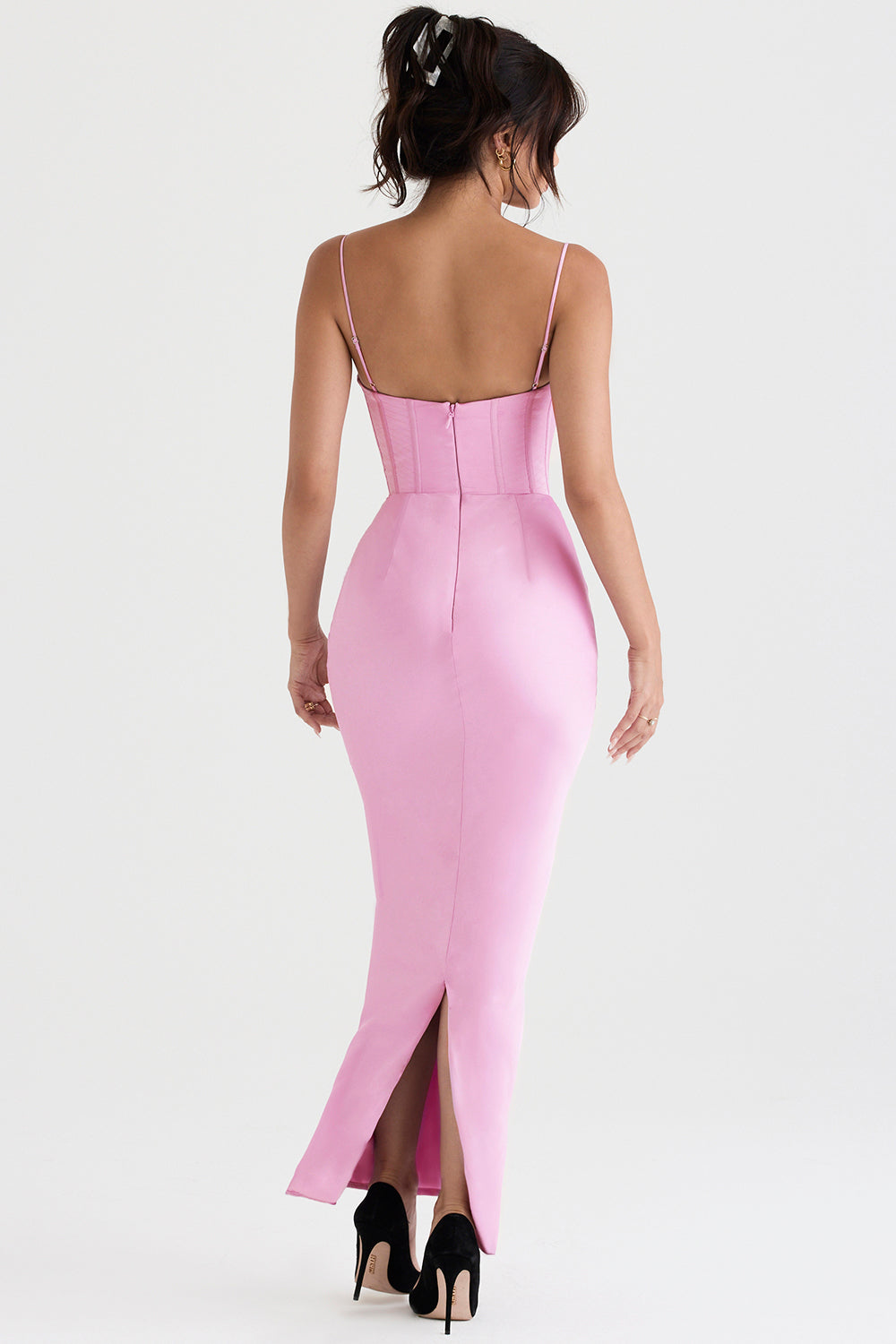 Elegant corset maxi dress