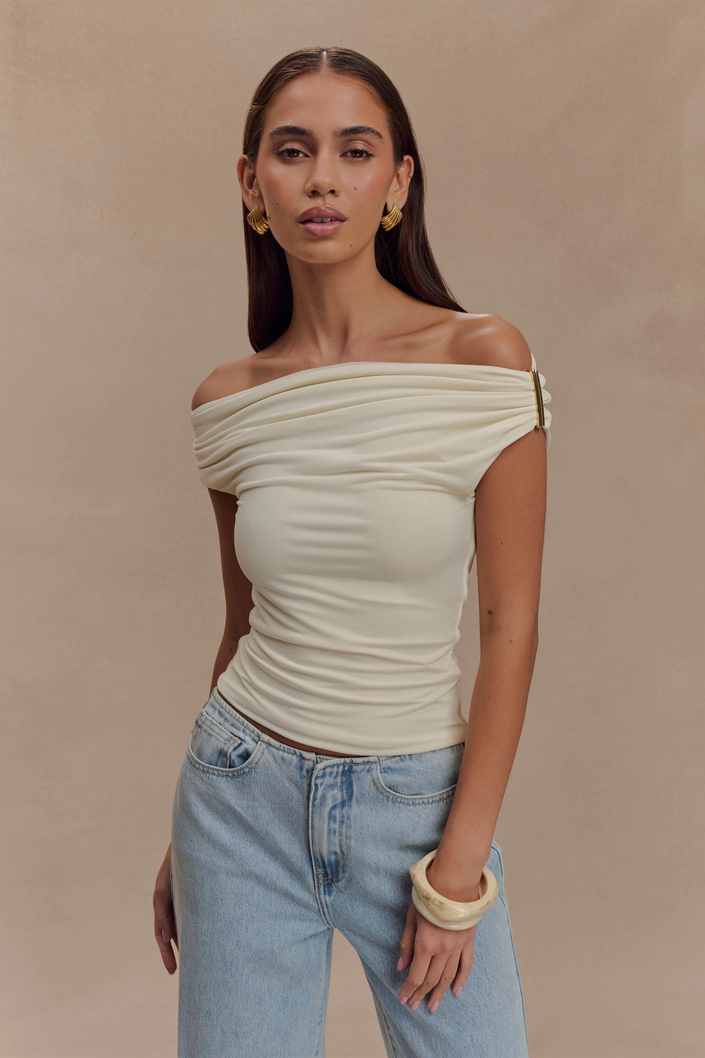 Slinky Top With Hardware