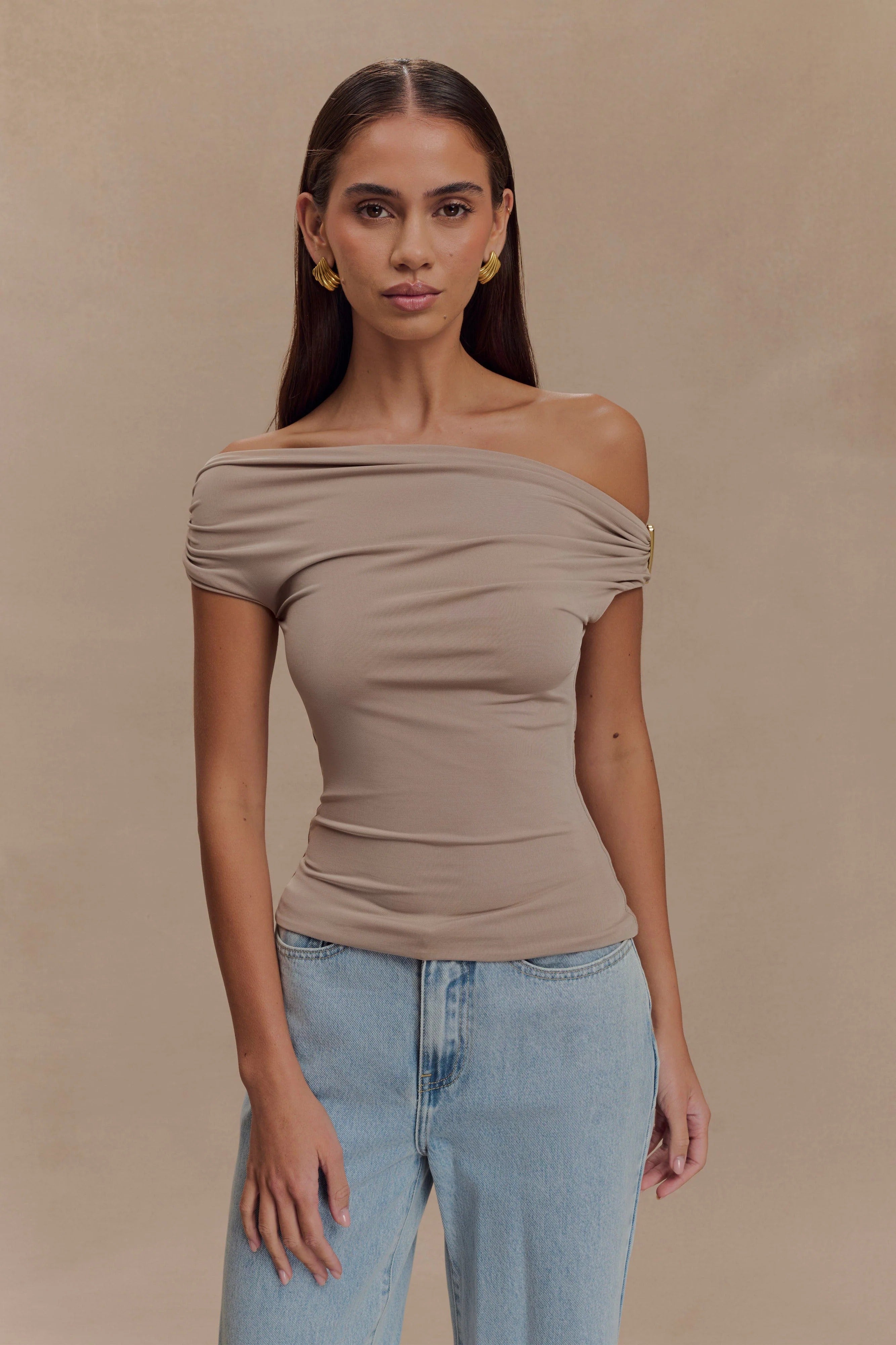 Slinky Top With Hardware