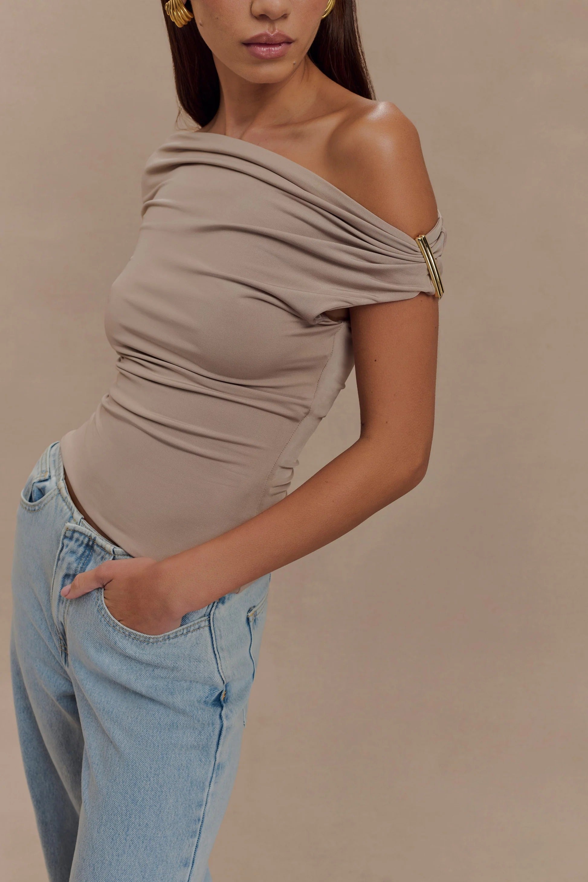 Slinky Top With Hardware