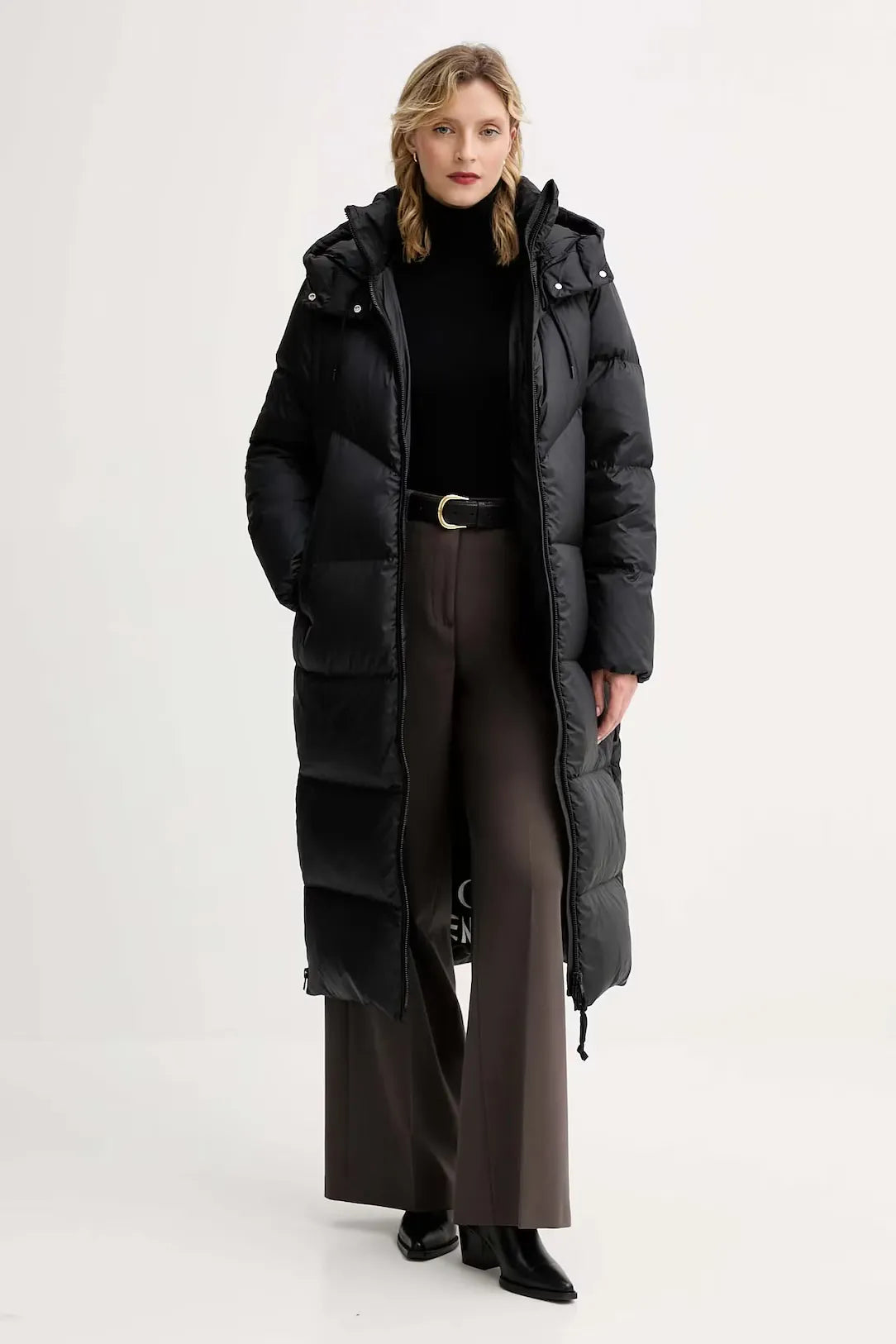 Winter Long Warm Black jacket