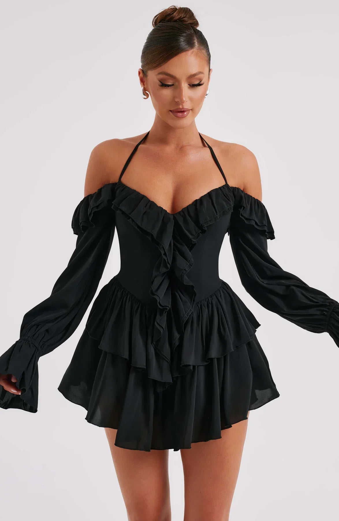 Ruffled Mini dress