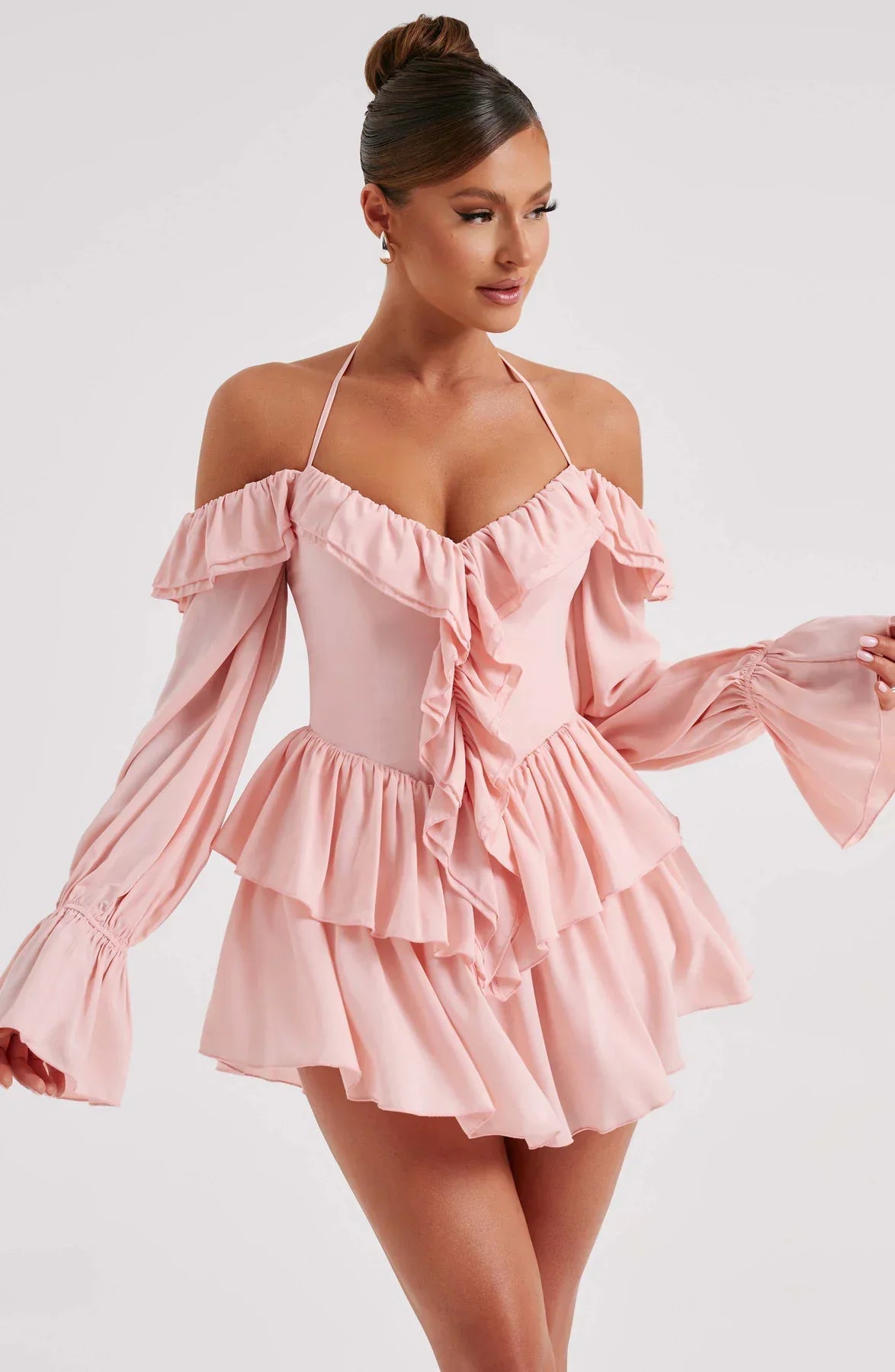 Ruffled Mini dress