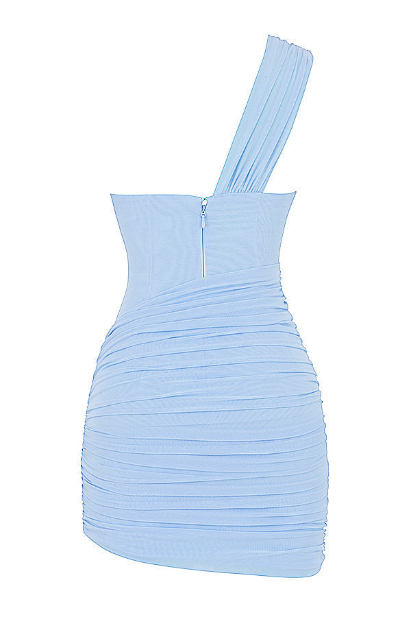 Cut out twisted mini dress