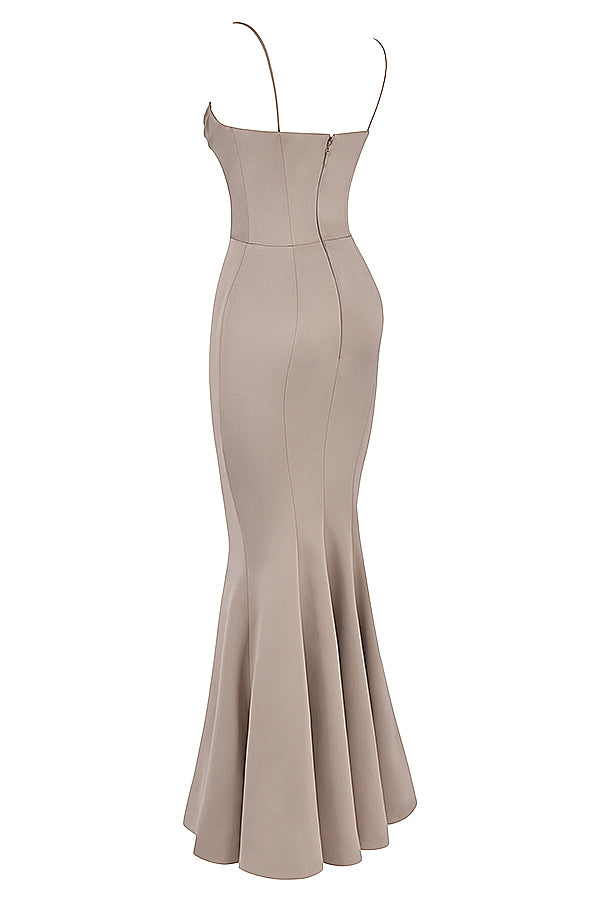 Satin Fishtail Dress