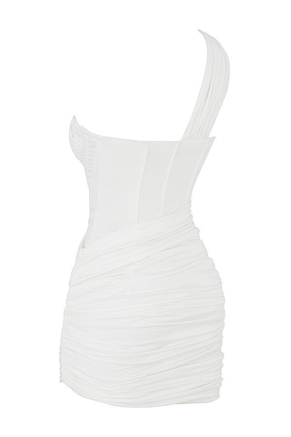 Cut out twisted mini dress