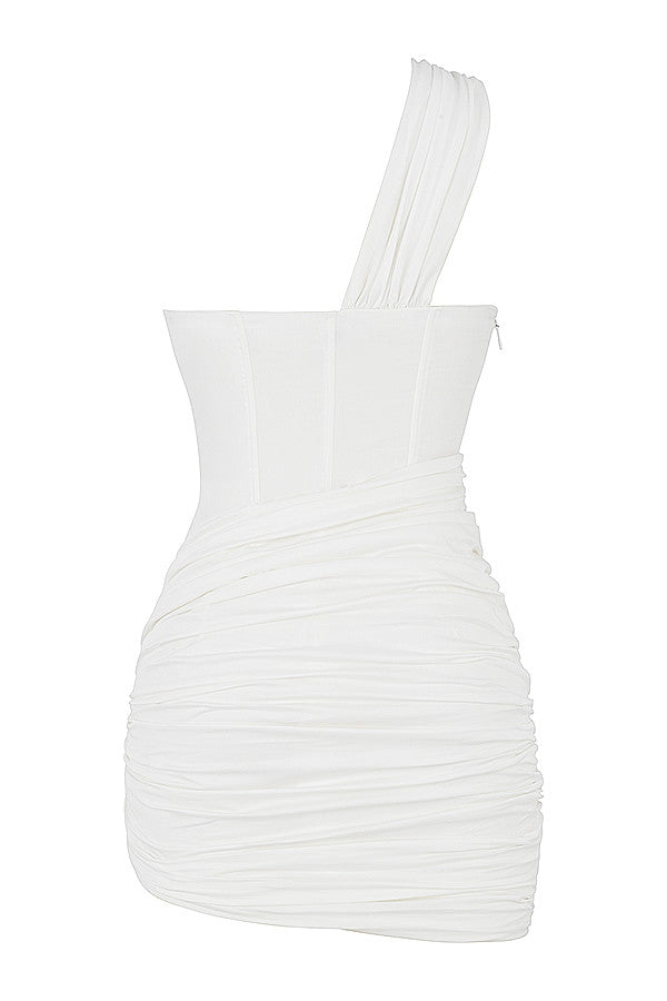Cut out twisted mini dress