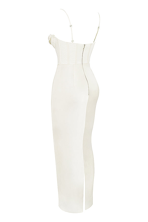 Elegant corset maxi dress