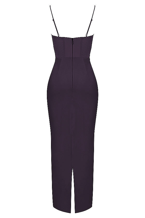 Elegant corset maxi dress
