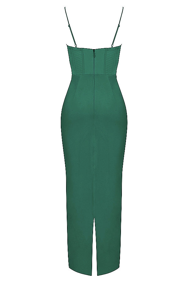 Elegant corset maxi dress