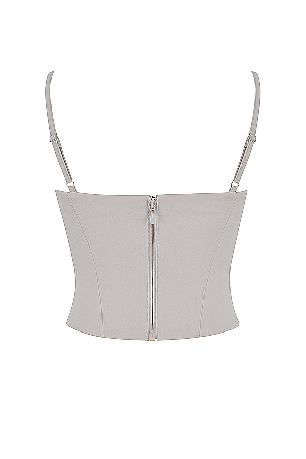 Oyster underwire corset