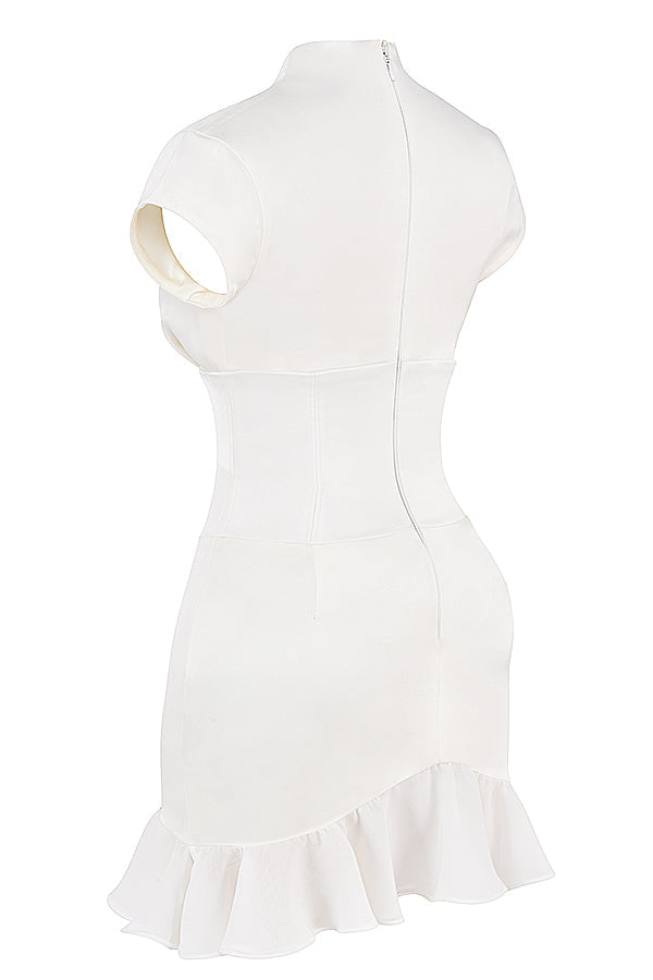 Ruffle corset dress
