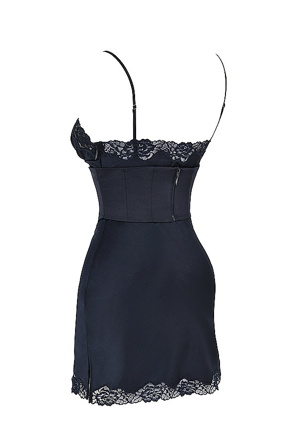 Satin slip dress