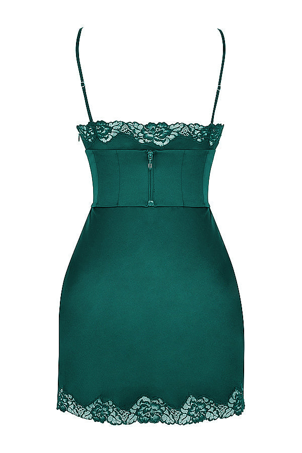 Satin slip dress
