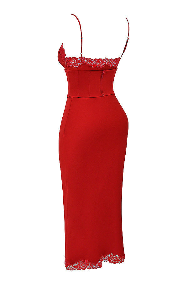 Satin slip dress