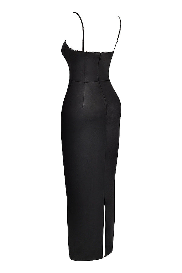 corset maxi dress