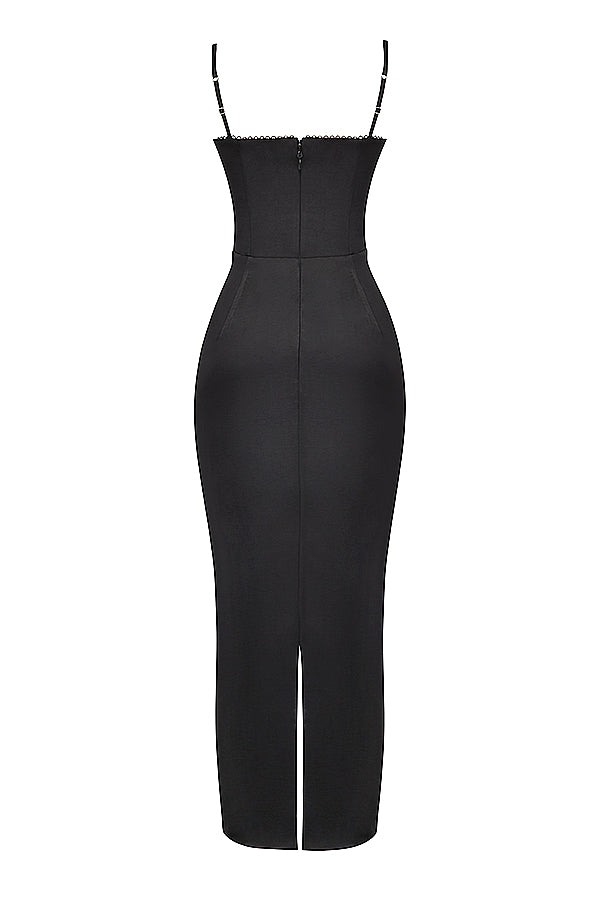 corset maxi dress