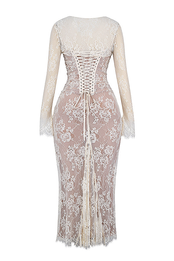 Lace maxi dress