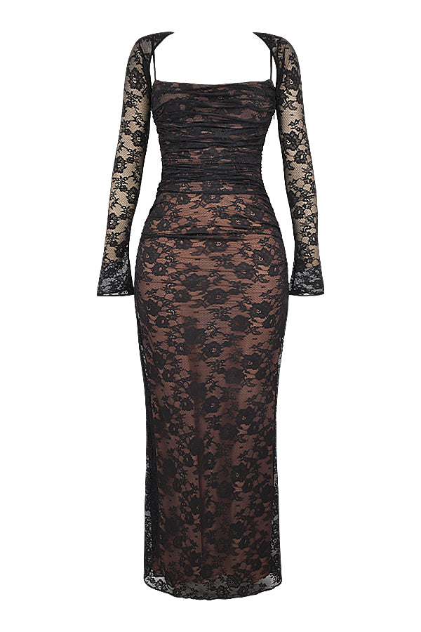 Lace maxi dress